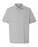 Hanes 055P Men's 6.5 oz. X-Temp Piqu Short-Sleeve Polo with Fresh IQ #color_LIGHT STEEL