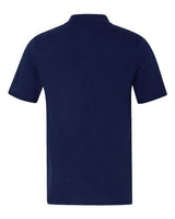 Hanes 055P Men's 6.5 oz. X-Temp Piqu Short-Sleeve Polo with Fresh IQ #color_NAVY