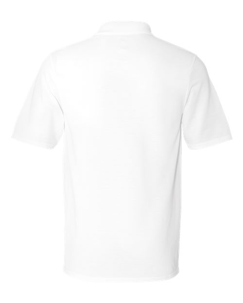 Hanes 055P Men's 6.5 oz. X-Temp Piqu Short-Sleeve Polo with Fresh IQ #color_WHITE