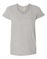 Hanes 5780 Ladies' V-Neck T-Shirt #color_LIGHT STEEL
