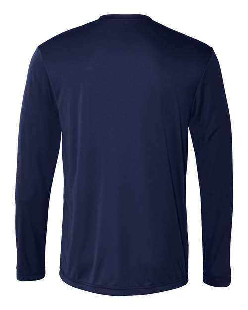 Hanes 482L Adult Cool DRI with FreshIQ Long-Sleeve Performance T-Shirt #color_NAVY