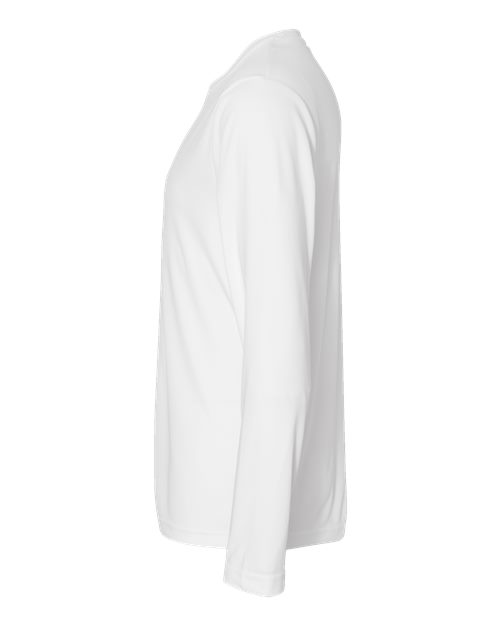 Hanes 482L Adult Cool DRI with FreshIQ Long-Sleeve Performance T-Shirt #color_WHITE