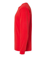 Bayside BA5060 Adult Long-Sleeve T-Shirt #color_RED