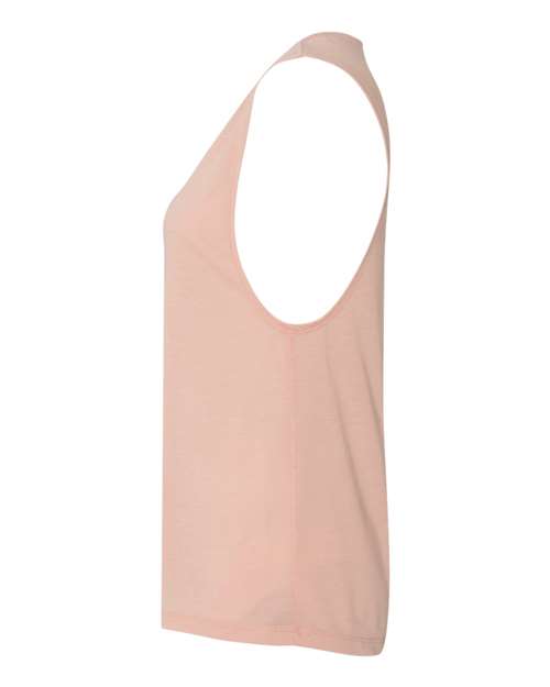 Bella + Canvas B8803 Ladies' Flowy Scoop Muscle Tank #color_PEACH