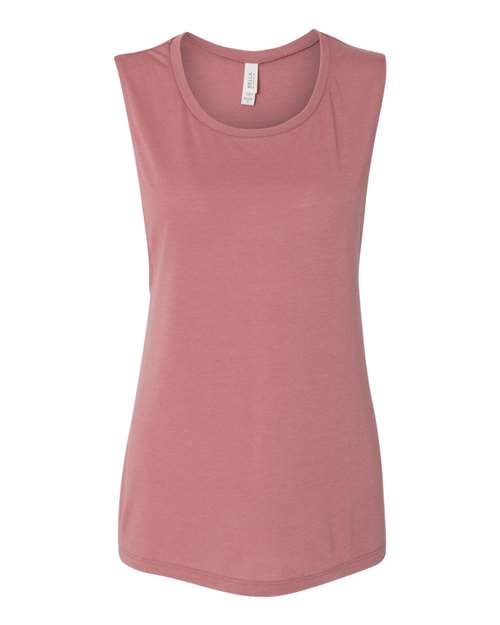 Bella + Canvas B8803 Ladies' Flowy Scoop Muscle Tank #color_MAUVE