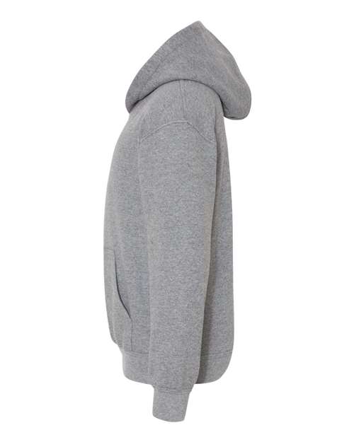 Gildan G185B Youth Heavy Blend 50/50 Hooded Sweatshirt #color_GRAPHITE HEATHER