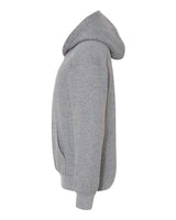 Gildan G185B Youth Heavy Blend 50/50 Hooded Sweatshirt #color_GRAPHITE HEATHER