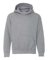 Gildan G185B Youth Heavy Blend 50/50 Hooded Sweatshirt #color_GRAPHITE HEATHER