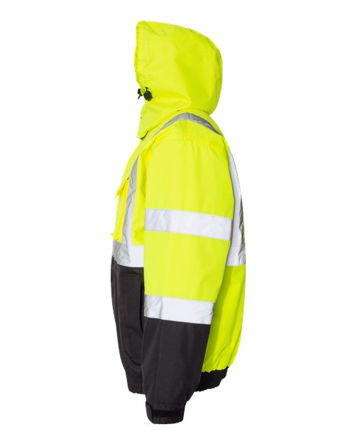 Kishigo JS121-122 Economy Bomber Jacket #color_Lime
