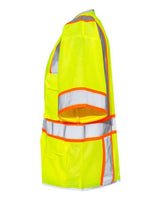 Kishigo 1550-1551 Premium Brilliant Series Heavy Duty Class 3 Vest #color_Lime