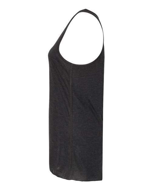 Bella + Canvas B8800 Ladies' Flowy Racerback Tank #color_BLACK HEATHER