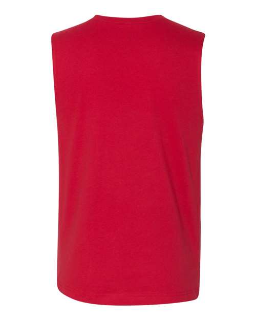 Bella + Canvas 3483 Unisex Jersey Muscle Tank #color_RED