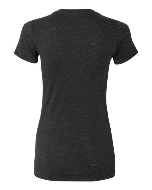 Bella + Canvas 6004 Ladies' Slim Fit T-Shirt #color_BLACK HEATHER