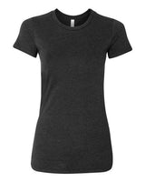 Bella + Canvas 6004 Ladies' Slim Fit T-Shirt #color_BLACK HEATHER