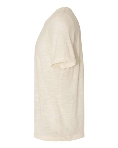 Bella + Canvas 3650 Unisex Poly-Cotton Short-Sleeve T-Shirt #color_NATURAL SLUB