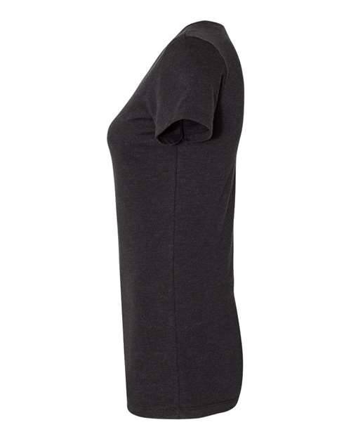 Bella + Canvas B8413 Ladies' Triblend Short-Sleeve T-Shirt #color_BLK HTHR TRIBLND