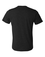 Bella + Canvas 3415C Unisex Triblend V-Neck T-Shirt #color_BLK HTHR TRIBLND
