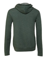 Bella + Canvas 3739 Unisex Poly-Cotton Fleece Full-Zip Hooded Sweatshirt #color_HEATHER FOREST