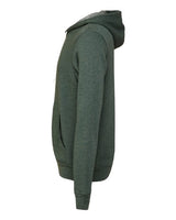 Bella + Canvas 3739 Unisex Poly-Cotton Fleece Full-Zip Hooded Sweatshirt #color_HEATHER FOREST