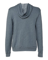 Bella + Canvas 3739 Unisex Poly-Cotton Fleece Full-Zip Hooded Sweatshirt #color_HEATHER SLATE