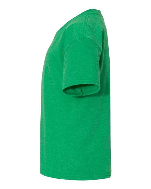 Jerzees 29B Youth DRI-POWER ACTIVE T-Shirt #color_IRISH GREEN HTHR
