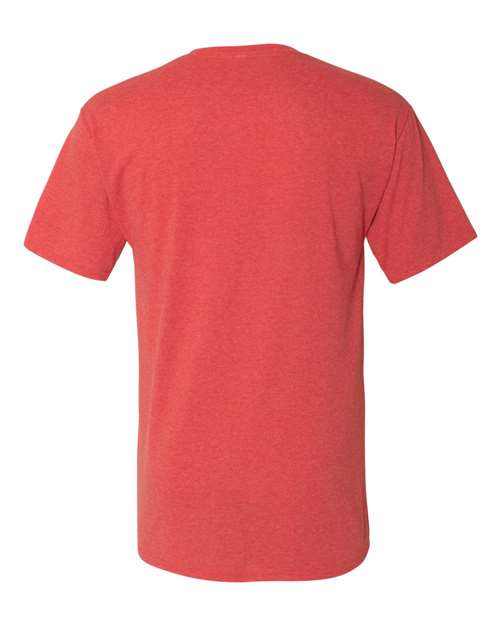 Jerzees 601MR Adult TRI-BLEND T-Shirt #color_FIERY RED HTHR