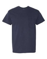 Gildan G530 Adult Heavy Cotton Pocket T-Shirt #color_NAVY