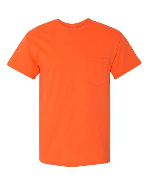 Gildan G530 Adult Heavy Cotton Pocket T-Shirt #color_ORANGE