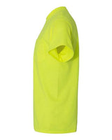 Gildan G530 Adult Heavy Cotton Pocket T-Shirt #color_SAFETY GREEN