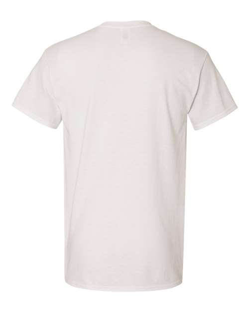 Gildan G530 Adult Heavy Cotton Pocket T-Shirt #color_WHITE