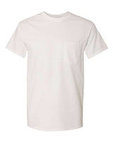 Gildan G530 Adult Heavy Cotton Pocket T-Shirt #color_WHITE
