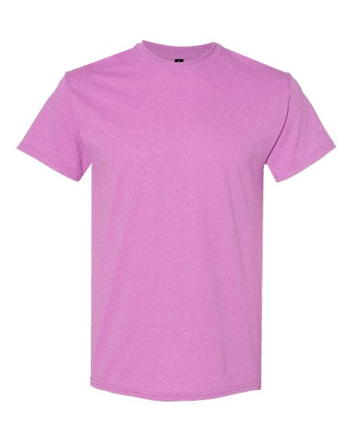 Gildan G500 Adult Heavy Cotton 5.3 oz. T-Shirt #color_HTHR RDNT ORCHID