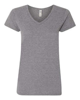 Gildan G500VL Ladies' Heavy Cotton V-Neck T-Shirt #color_GRAPHITE HEATHER