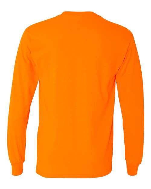 Gildan G540 Adult Heavy Cotton Long-Sleeve T-Shirt #color_S ORANGE