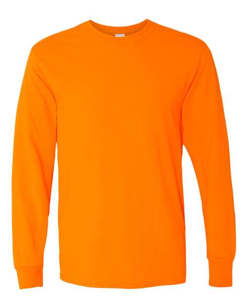 Gildan G540 Adult Heavy Cotton Long-Sleeve T-Shirt #color_S ORANGE