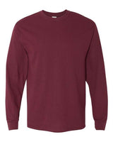 Gildan G540 Adult Heavy Cotton Long-Sleeve T-Shirt #color_MAROON