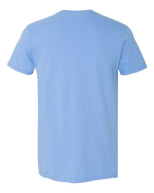 Gildan G640 Adult Softstyle 4.5 oz T-Shirt #color_CAROLINA BLUE