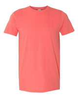 Gildan G640 Adult Softstyle 4.5 oz T-Shirt #color_CORAL SILK