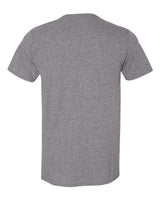 Gildan G640 Adult Softstyle 4.5 oz T-Shirt #color_GRAPHITE HEATHER