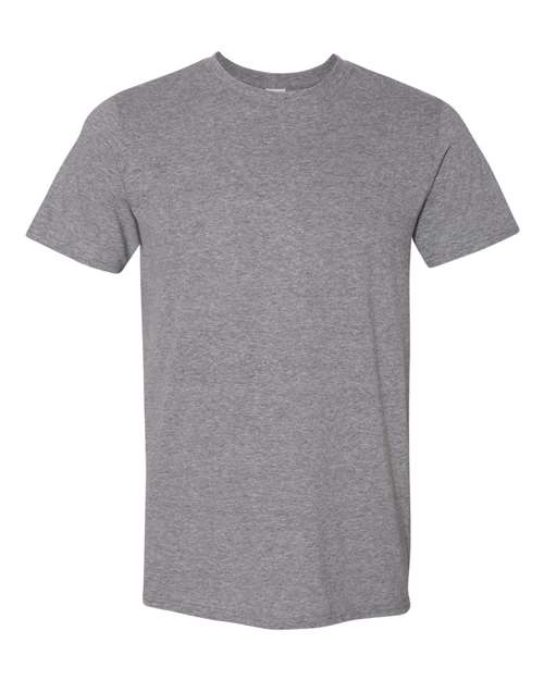 Gildan G640 Adult Softstyle 4.5 oz T-Shirt #color_GRAPHITE HEATHER