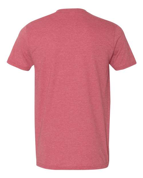 Gildan G640 Adult Softstyle 4.5 oz T-Shirt #color_HEATHER CARDINAL