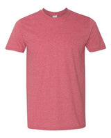 Gildan G640 Adult Softstyle 4.5 oz T-Shirt #color_HEATHER CARDINAL