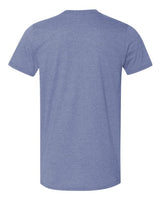 Gildan G640 Adult Softstyle 4.5 oz T-Shirt #color_HEATHER INDIGO