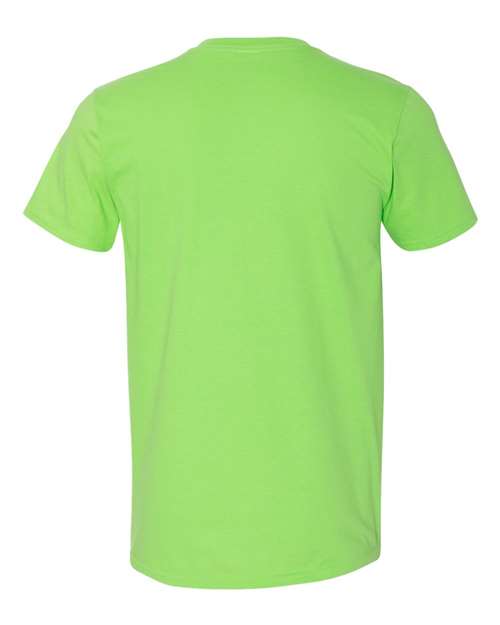 Gildan G640 Adult Softstyle 4.5 oz T-Shirt #color_LIME