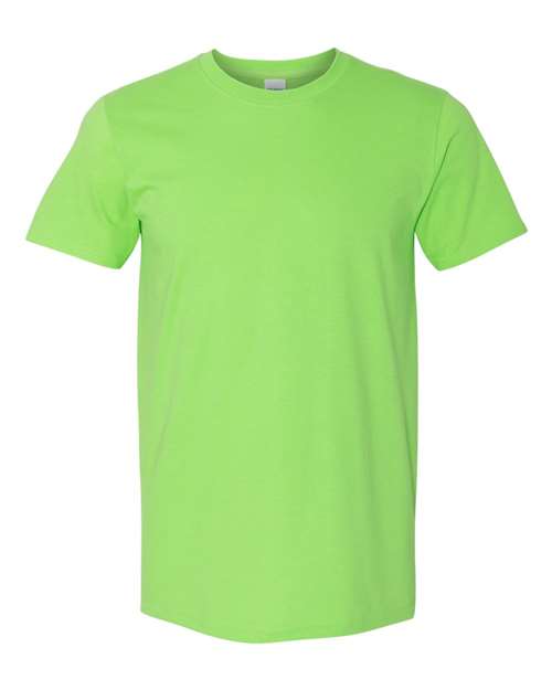 Gildan G640 Adult Softstyle 4.5 oz T-Shirt #color_LIME