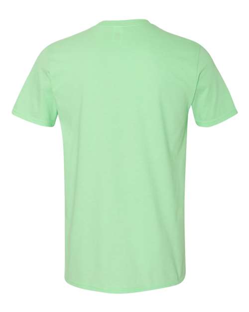 Gildan G640 Adult Softstyle 4.5 oz T-Shirt #color_MINT GREEN