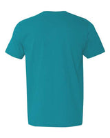 Gildan G640 Adult Softstyle 4.5 oz T-Shirt #color_TROPICAL BLUE