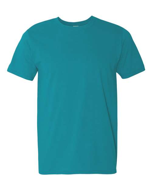 Gildan G640 Adult Softstyle 4.5 oz T-Shirt #color_TROPICAL BLUE