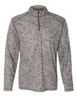 Badger 4172 Tonal Blend Quarter-Zip Pullover #color_Graphite Tonal Blend