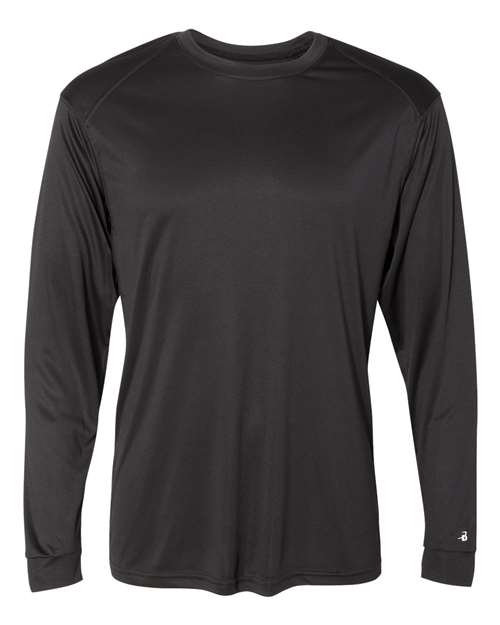 Badger 4004 Ultimate SoftLock Long Sleeve T-Shirt #color_Black